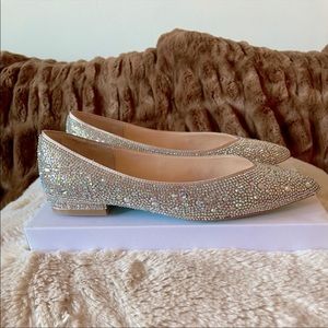 Blue Betsey Johnson women’s Jude evening Flats size 8